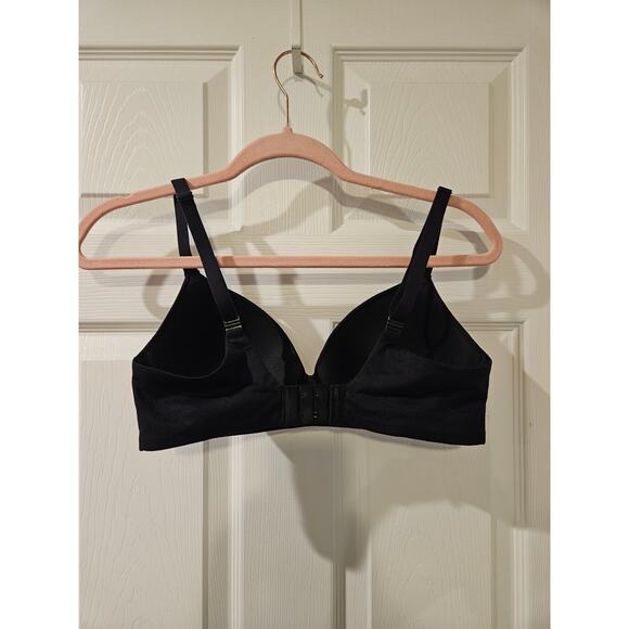 Tommy John Second Skin Wireless Bra 34C Black Lightly Lined - Picture 5 of 6